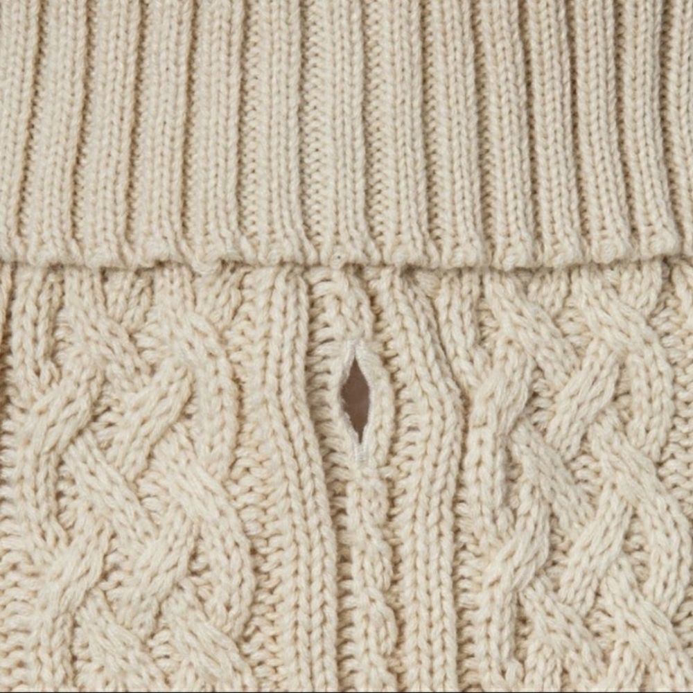 Cable Knit Turtleneck Dog Sweater - Boots & Barkley New with Tags - Picture 4 of 9